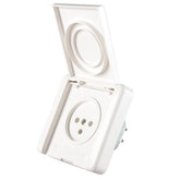 Waterproof luxury - 55mm power outlet sealed